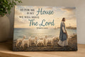 "As For Me & My House" Canvas Wall Art — Joshua 24:15