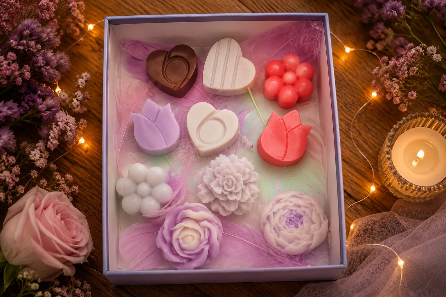 OAKYRA Floral & Heart Wax Melt Gift Collection