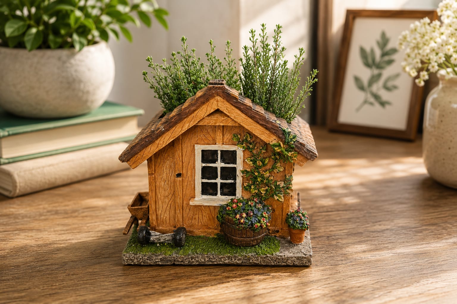 Rustic Cottage Planter House