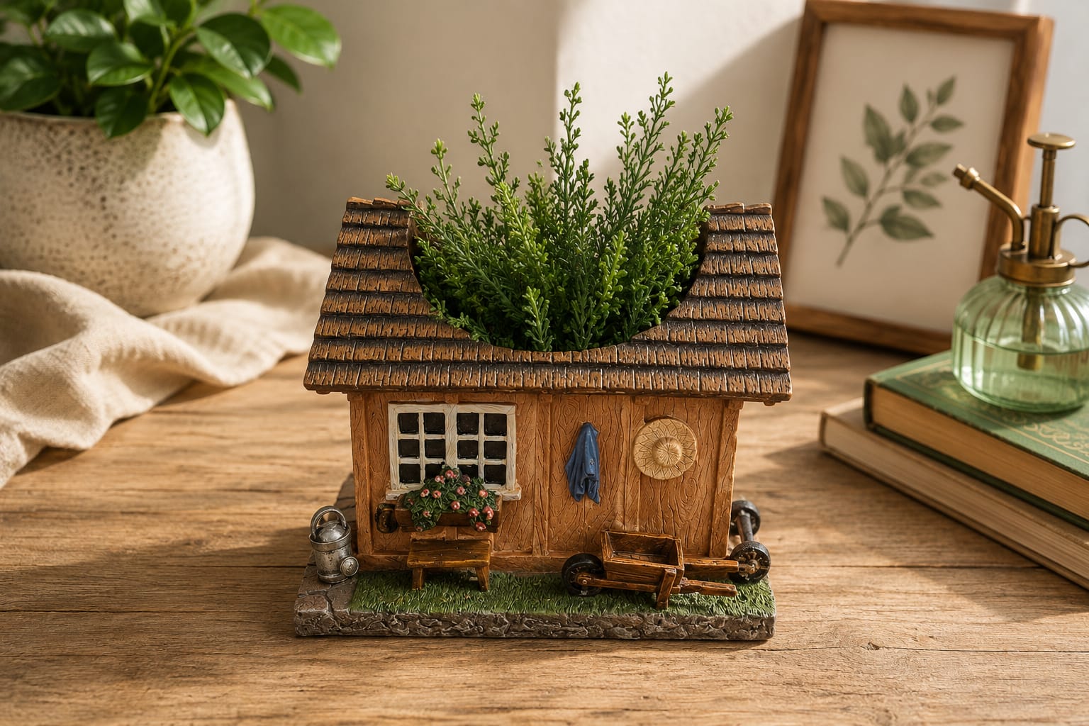 Rustic Cottage Planter House