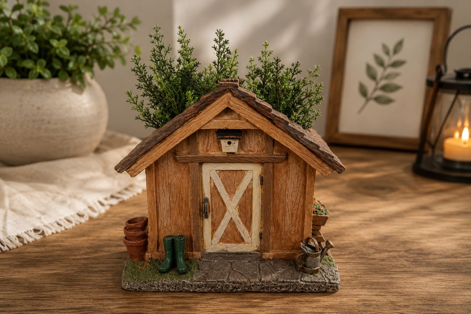 Rustic Cottage Planter House