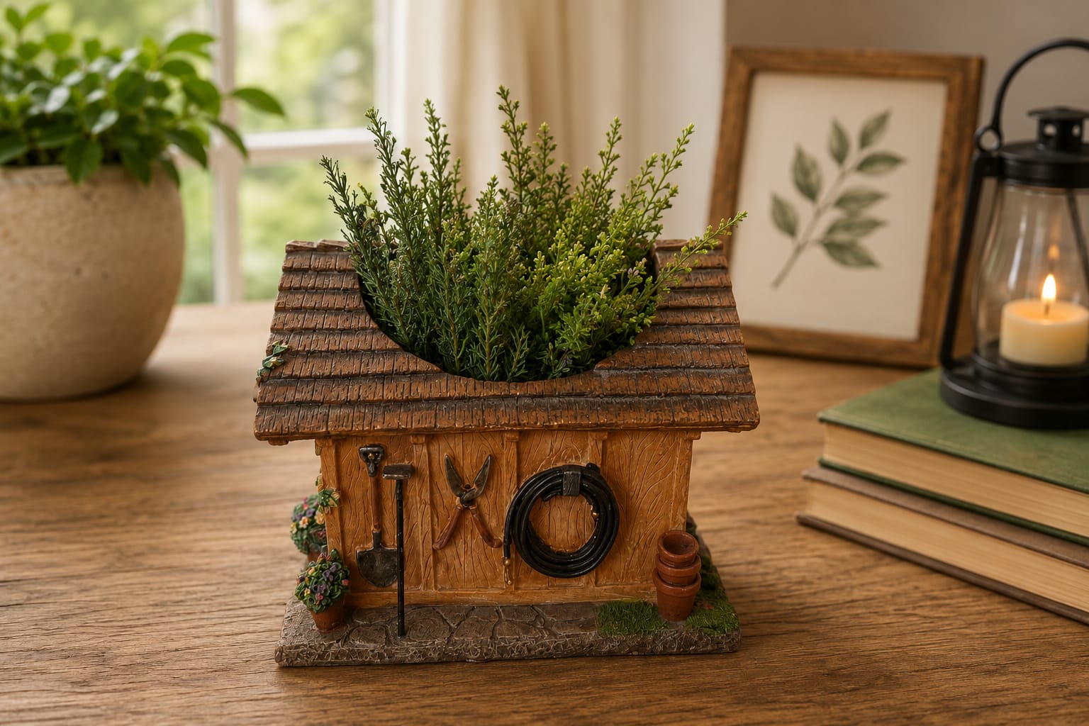 Rustic Cottage Planter House