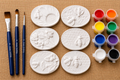 Bee & Honeycomb Plaster Painting Kit — Set of 6