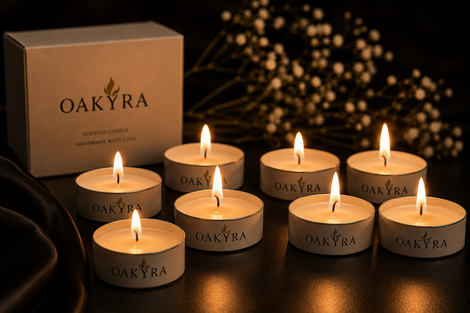 Tealight Candle Set– Pack of 8