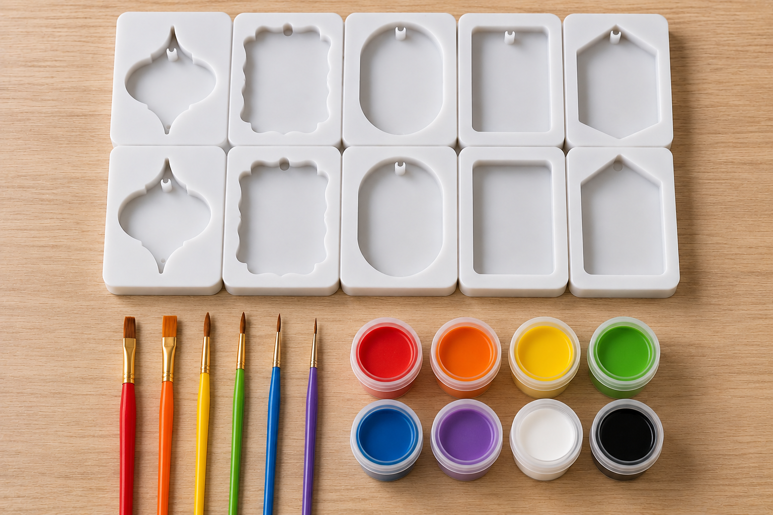 OAKYRA Kids Acrylic Paint Craft Set