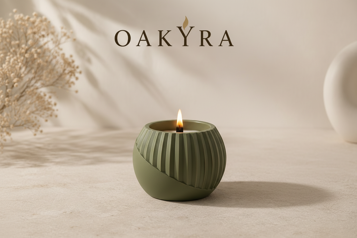 OAKYRA Sculpted Candle Collection