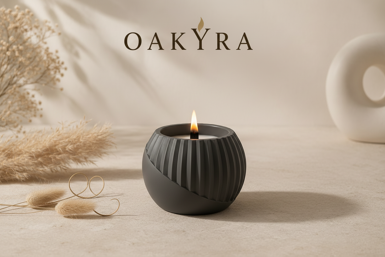OAKYRA Sculpted Candle Collection