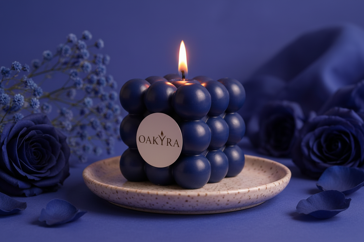 Bubble Cube Candle
