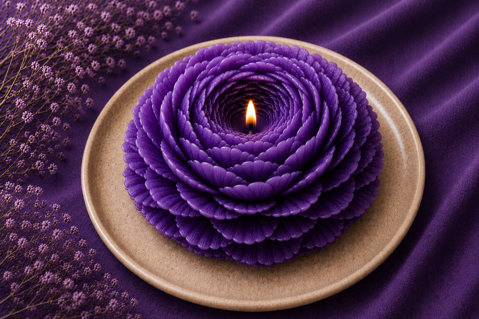 Flower Candle