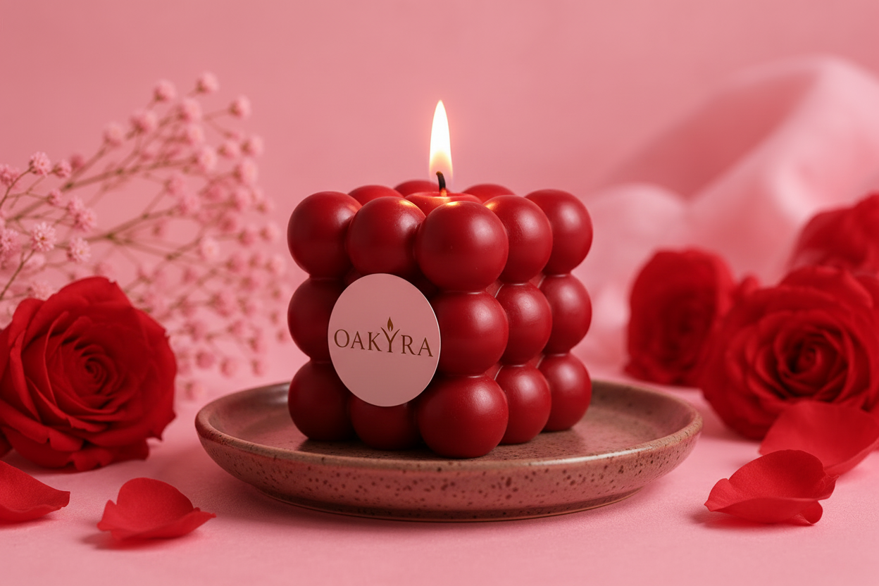 Bubble Cube Candle
