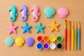 OAKYRA Kids Ocean Painting Craft Kit