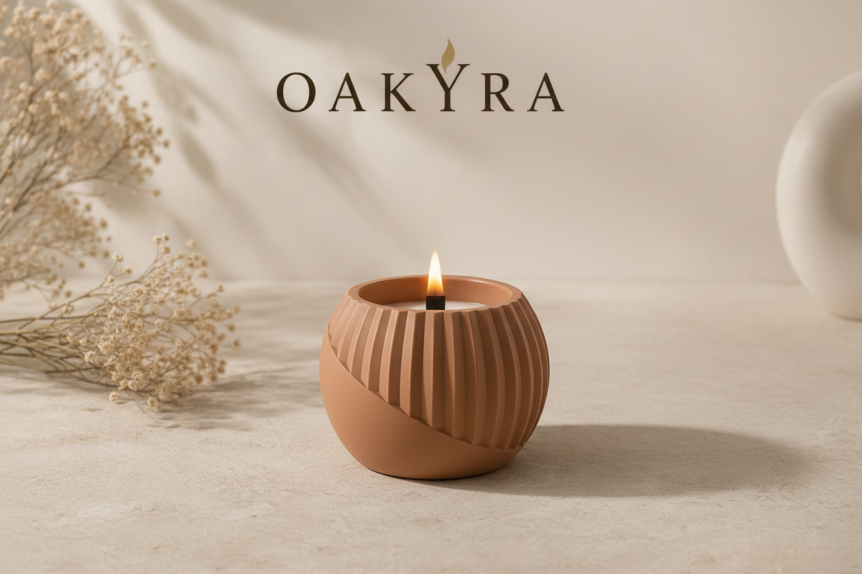 OAKYRA Sculpted Candle Collection
