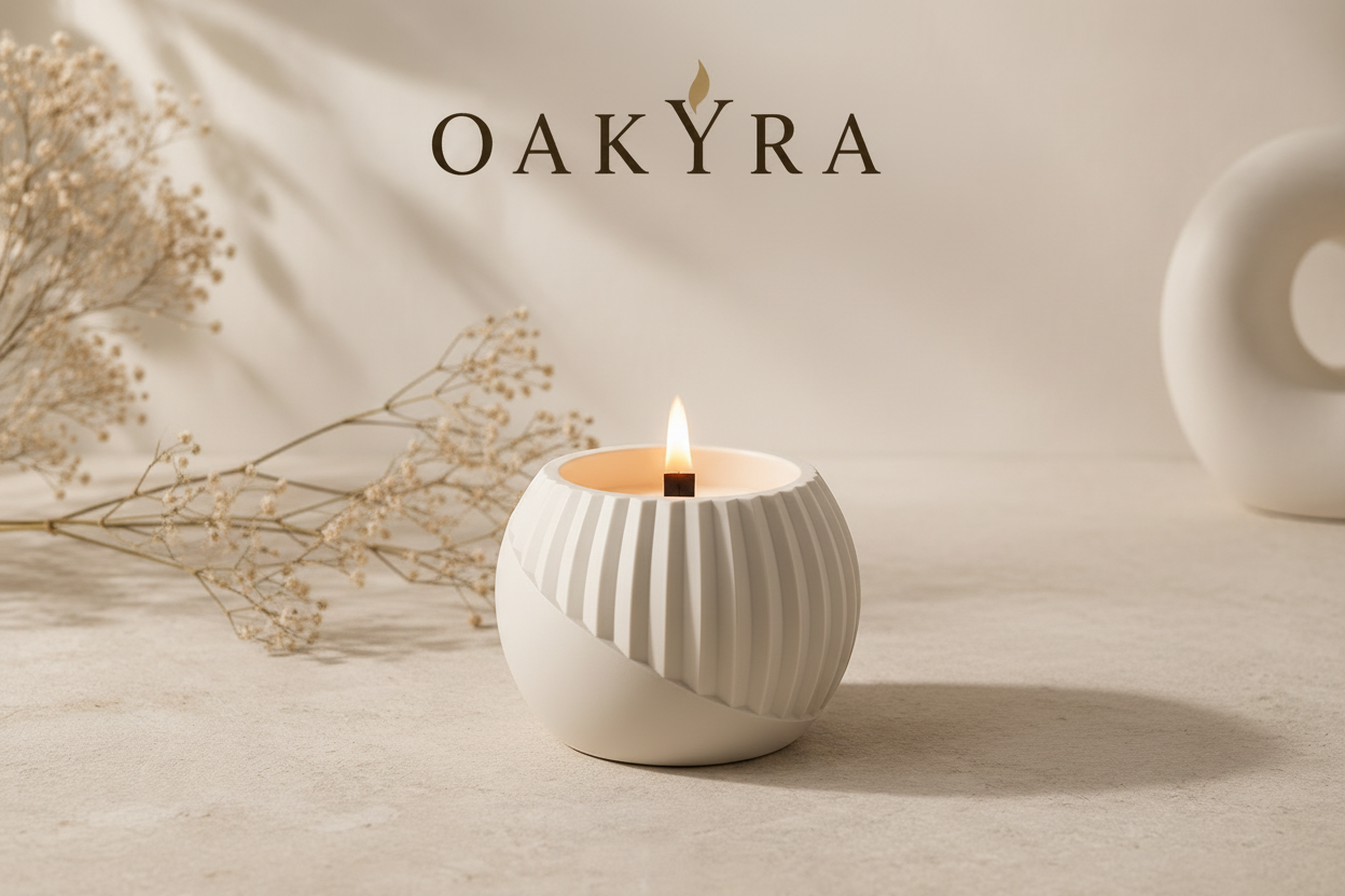 OAKYRA Sculpted Candle Collection