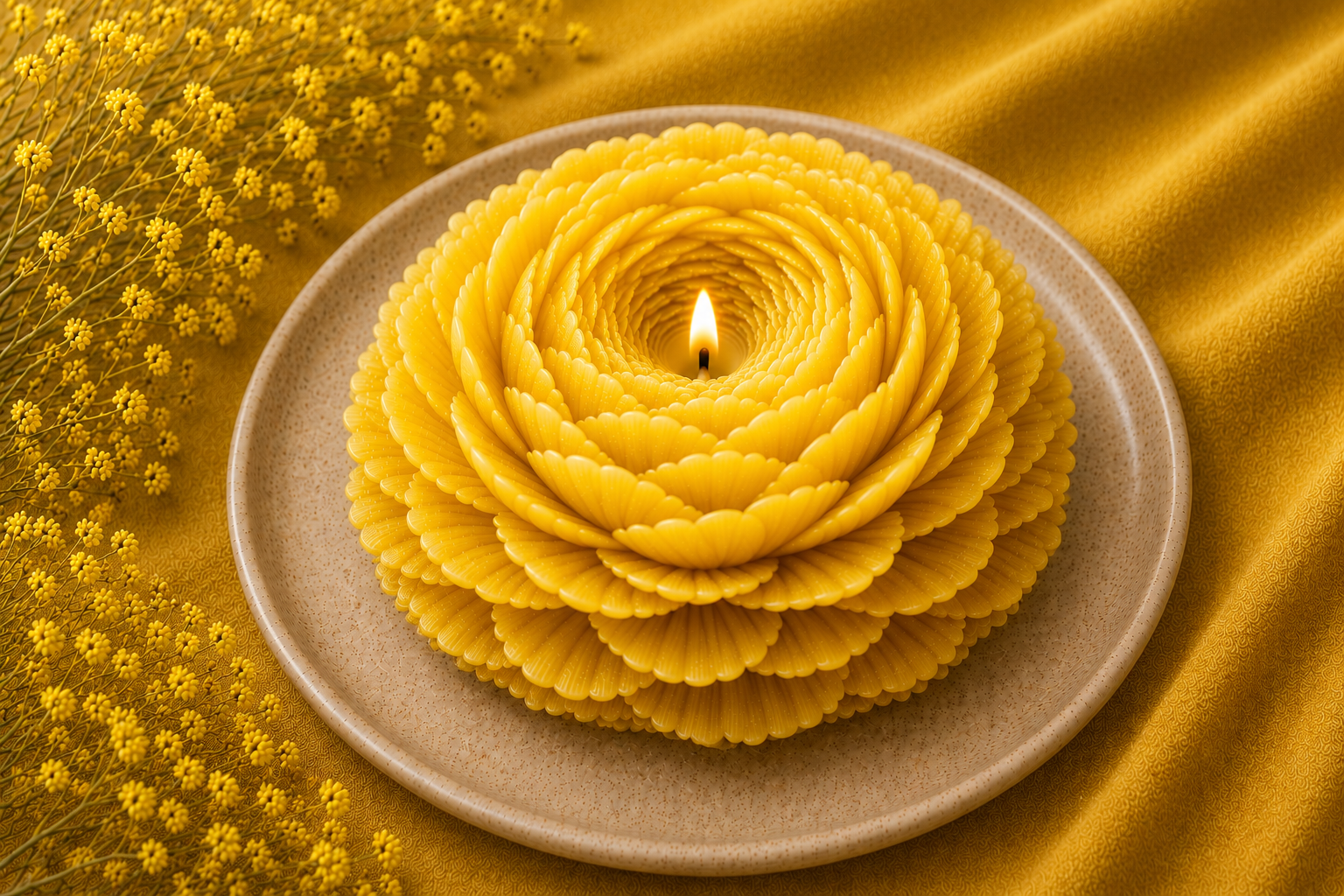 Flower Candle